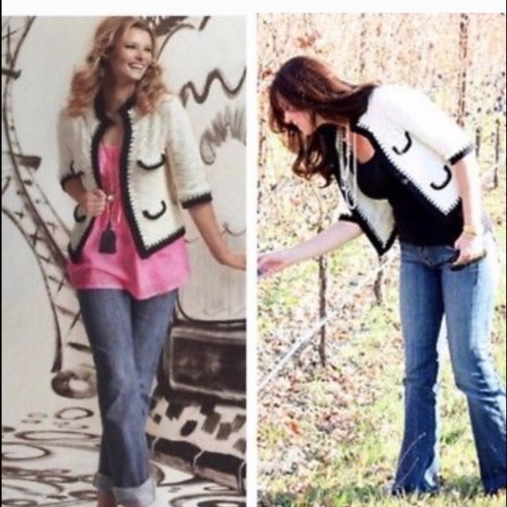 CAbi Socialite sweater size medium
